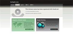 Desktop Screenshot of lexilight.com